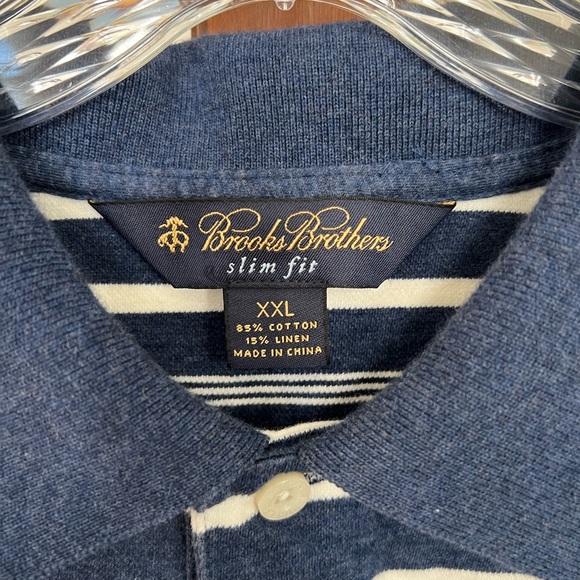 Brooks Brothers Pique Polo in Slim XXL. - Picture 5 of 12